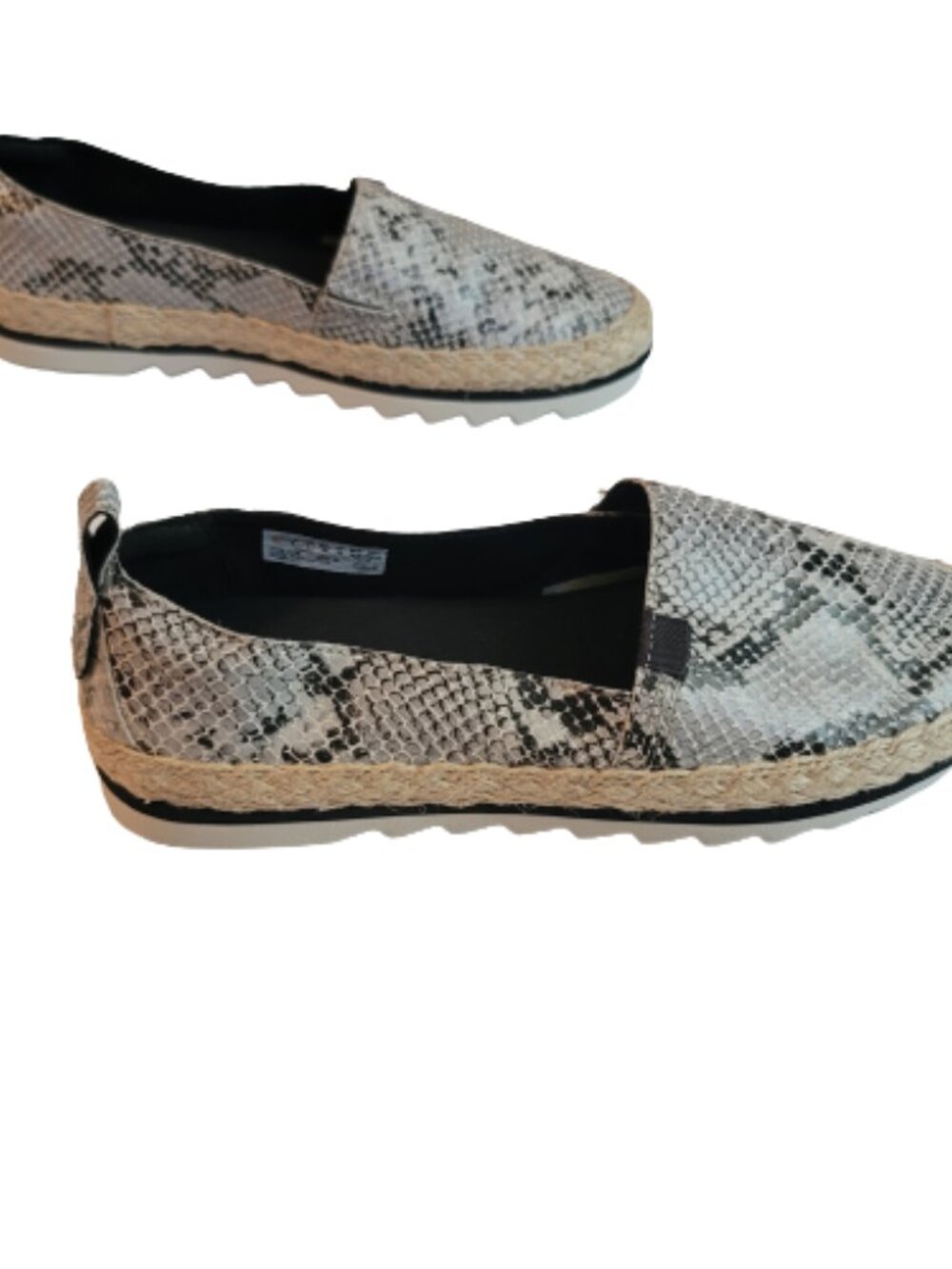 Timberland Women Slip-On Flats Size 8 Snakeskin Leather Espadrille Earthy Indie - Picture 10 of 13